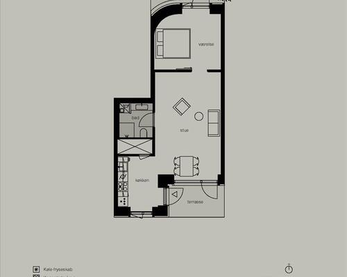 2 værelses lejlighed i København Ø