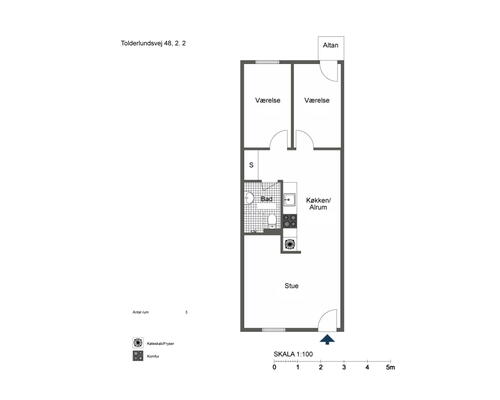 Lys og optimal delebolig med altan! - KUN 2 MÅNEDERS DEPOSITUM!