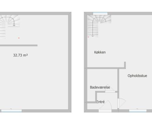 Super flot 2'er med have