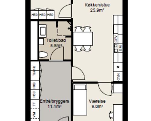 3 værelses hus i Silkeborg