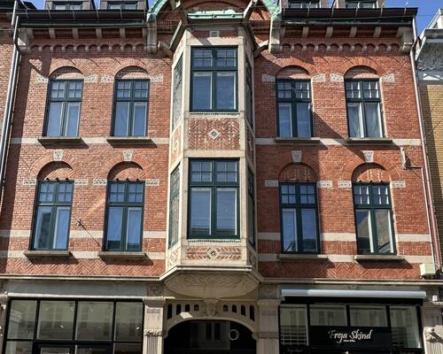 Herskabelig lejlighed med moderne indretning i Aalborg