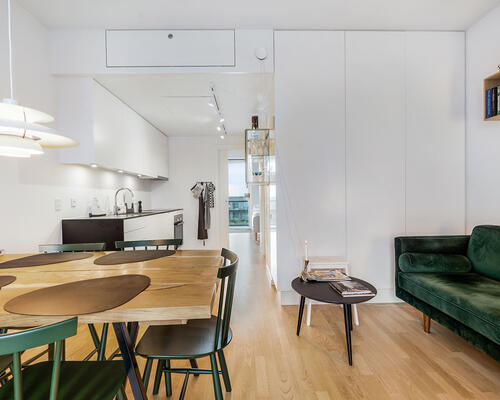 Moderne 2-værelses lejlighed i Bryggerhaven