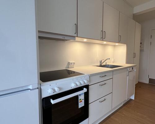 Nyopført moderne lejlighed i to plan.