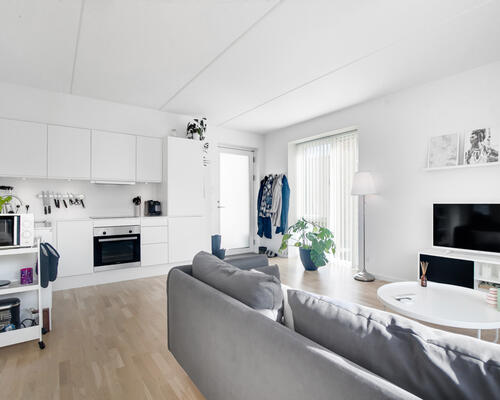 Delevenlig 3-værelses lejlighed i Skejbyen