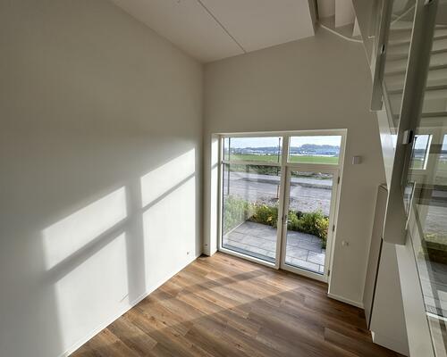 Moderne rækkehus med naturskøn udsigt ved Stigsborg