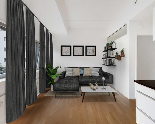 1 værelses lejlighed i København SV