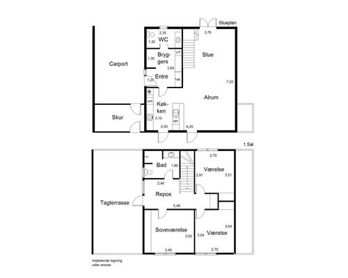 4 værelses hus i Viborg