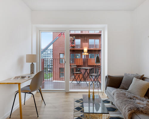 Nyopført 2-værelses lejlighed i Solhusene