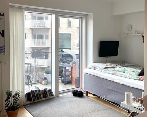 Fin 1-værelses lejlighed med altan i Ceresbyen