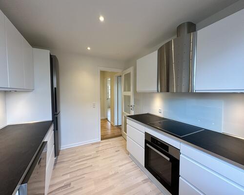 Indbydende lejlighed med fransk altan i Skibhus kvarteret