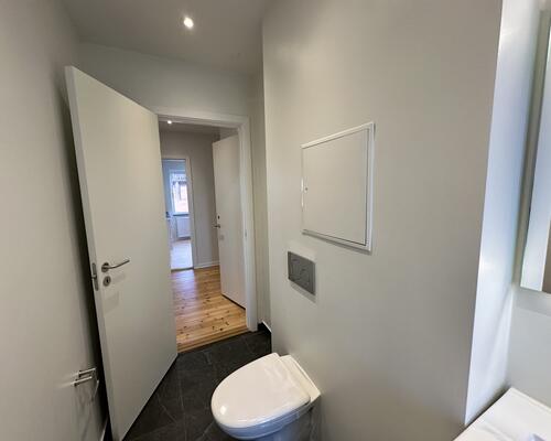 Indbydende lejlighed med fransk altan i Skibhus kvarteret