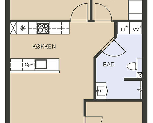 3 værelses lejlighed til leje på Skyttemarken i Næstved