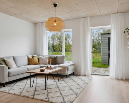 Moderne og lyst rækkehus med 4 værelser, gratis p-plads og gode fælles faciliteter