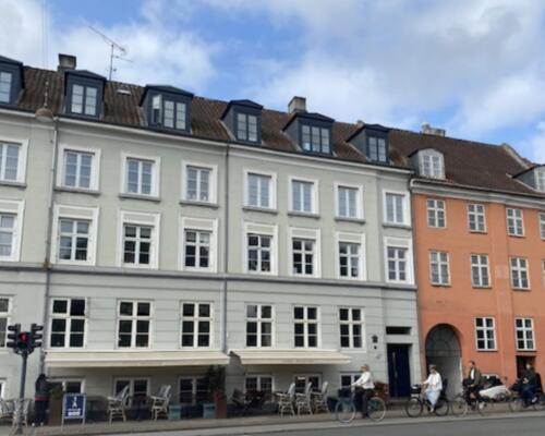 Direkte udsigt til Kongens Have og Rosenborg Slot