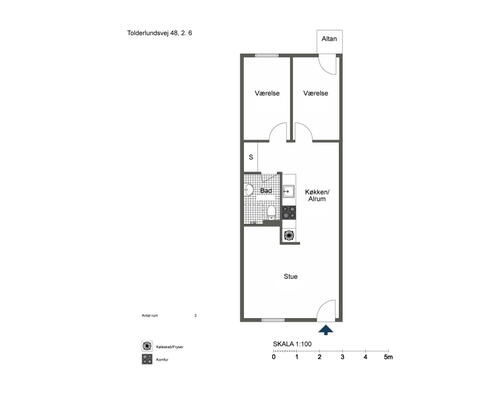 Moderne og velplaceret 3-værelses med altan i Odense C! - KUN 2 MÅNEDERS DEPOSITUM!