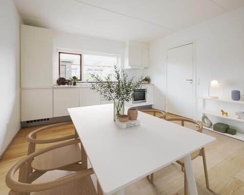 Eftertragtet 3-værelses i Aarhus N med terrasse og lille have