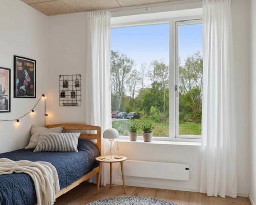 Moderne og lyst rækkehus med 4 værelser, gratis p-plads og gode fælles faciliteter