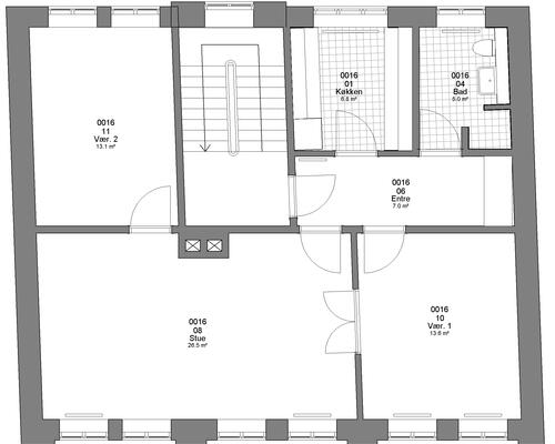3 værelses lejlighed i Haderslev