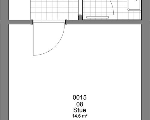 1 værelses lejlighed i Haderslev