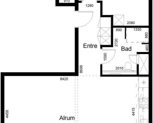 2 værelses lejlighed i Billund