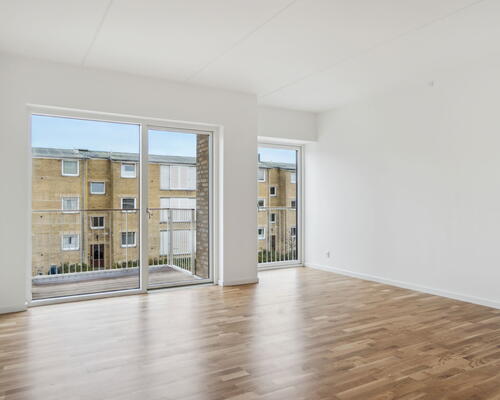 Fløjhusene - Bygning E - Stor og lys 5-værelses lejlighed i høj kvalitet med altan og plads til hele familien