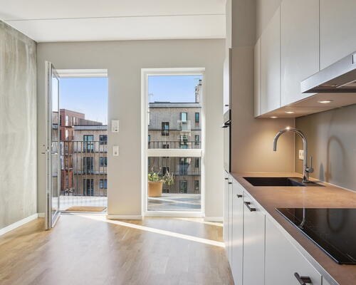 2 vær bolig i UN17 Lunden - et bofællesskab for dig over 40 år - opdelt stue og spisestue