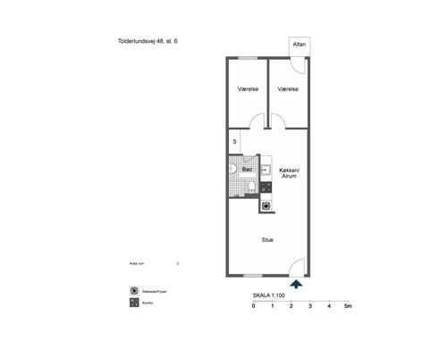 Charmerende og delevenlig bolig med altan i Odense C! - KUN 2 MÅNEDERS DEPOSITUM!