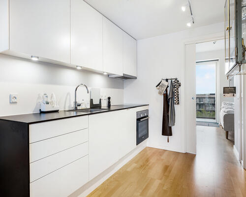 Moderne 2-værelses lejlighed i Bryggerhaven