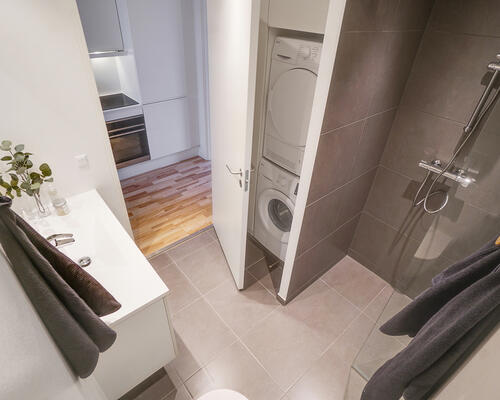 Delevenlig 3-værelses lejlighed i Skejbyen