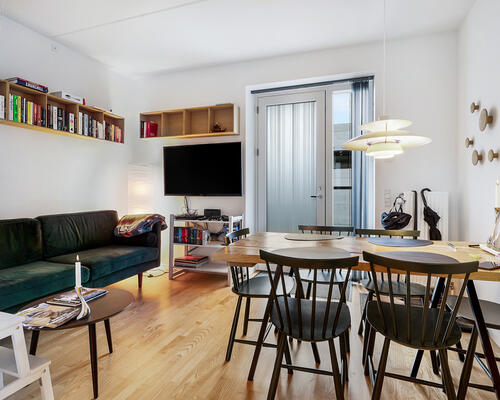 Moderne 2-værelses lejlighed i Bryggerhaven