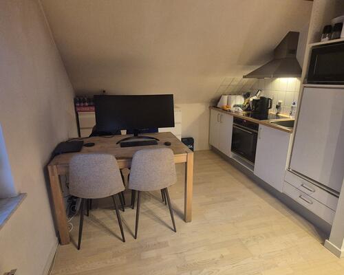 Hyggelig 1-værelses lejlighed med eget køkken og bad