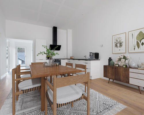 Bolig med kun 300 meter til stranden!