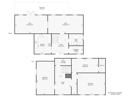 5 værelses hus i Farum