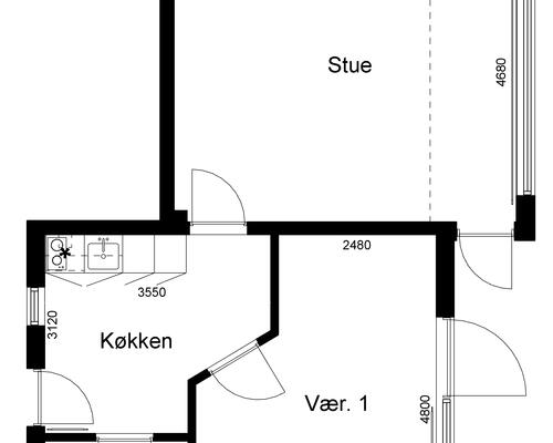 2 værelses lejlighed i Viborg