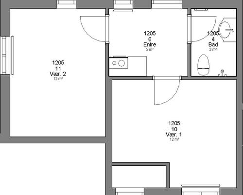 2 værelses lejlighed i Herning