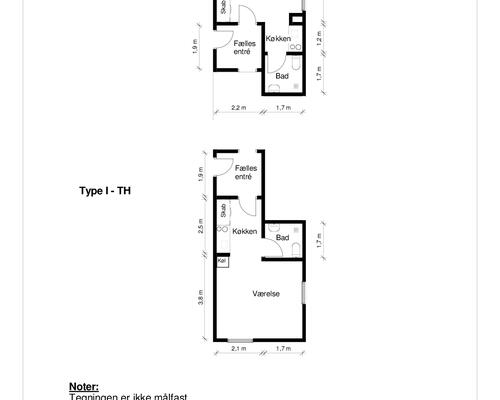 1 værelses lejlighed i Aalborg Øst