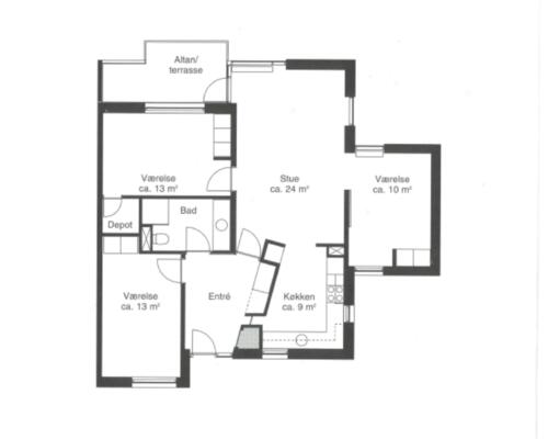 4 værelses lejlighed i Højbjerg