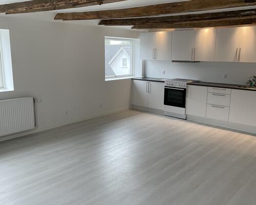 Lækker nyrenoveret lejlighed.