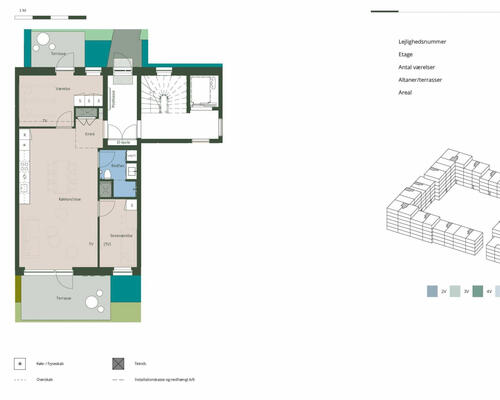 3 værelses lejlighed i Hedehusene