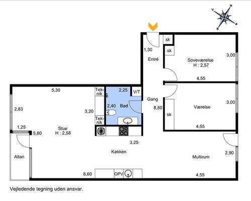 4 værelses lejlighed i Odense C