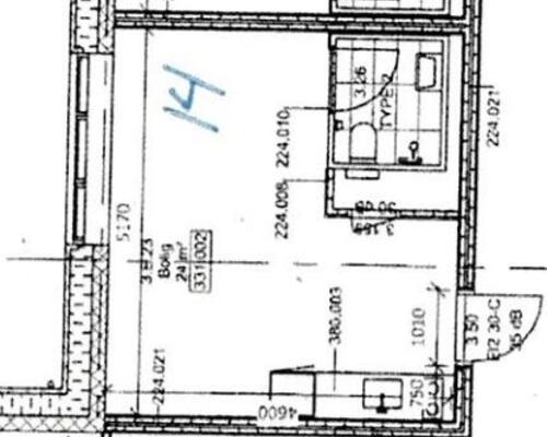 1 værelses lejlighed i Kongens Lyngby