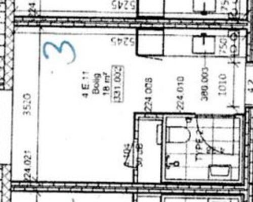 1 værelses lejlighed i Kongens Lyngby