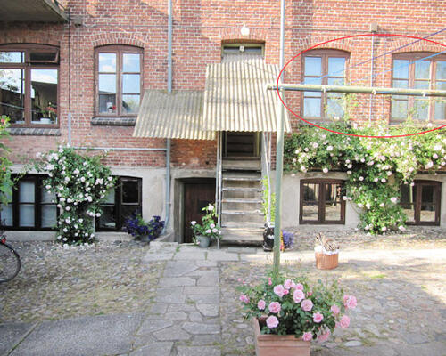 God lys og hyggelig lejlighed i Randers midtby