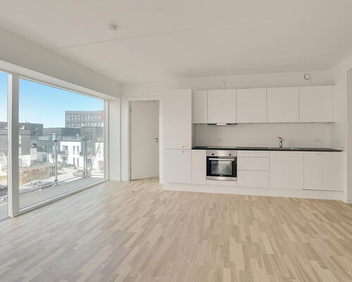 Egedal Stationsby - Dejlig 3-værelses lejlighed med stor terrasse