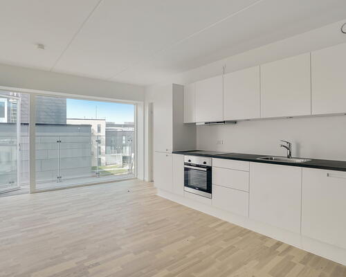 Egedal Stationsby - Dejlig 3-værelses lejlighed med stor terrasse