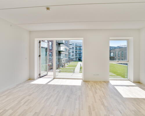 Egedal Stationsby - Hyggelig 3 vær. lejlighed med stor terrasse