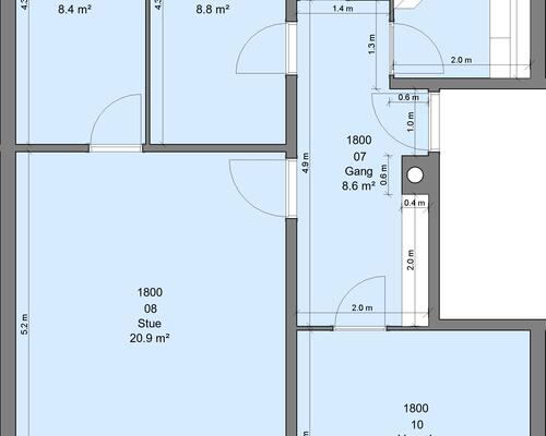 3 værelses lejlighed i Randers NØ