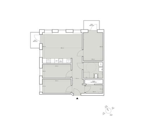 4-værelses lejlighed i Travbyen