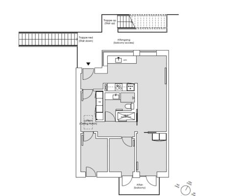 4-værelses lejlighed i Travbyen