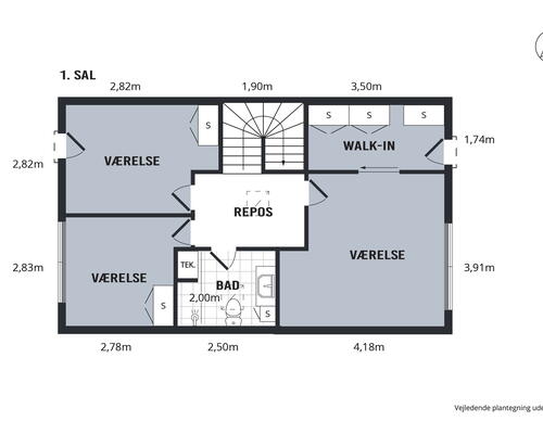 Rækkehus i Herning centrum